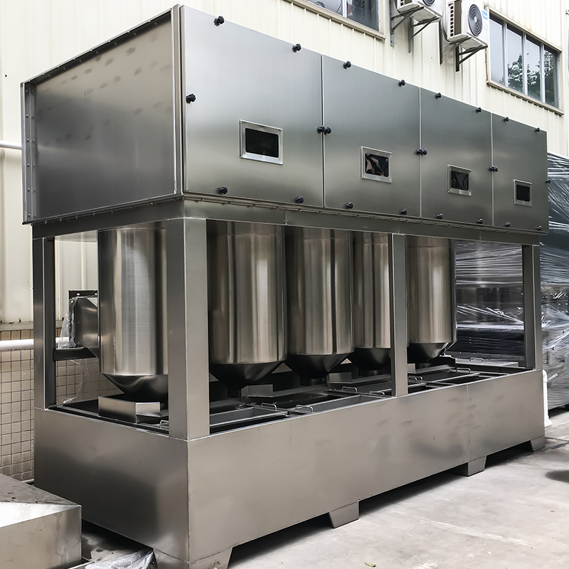 Torre de pulverização de ciclone híbrido