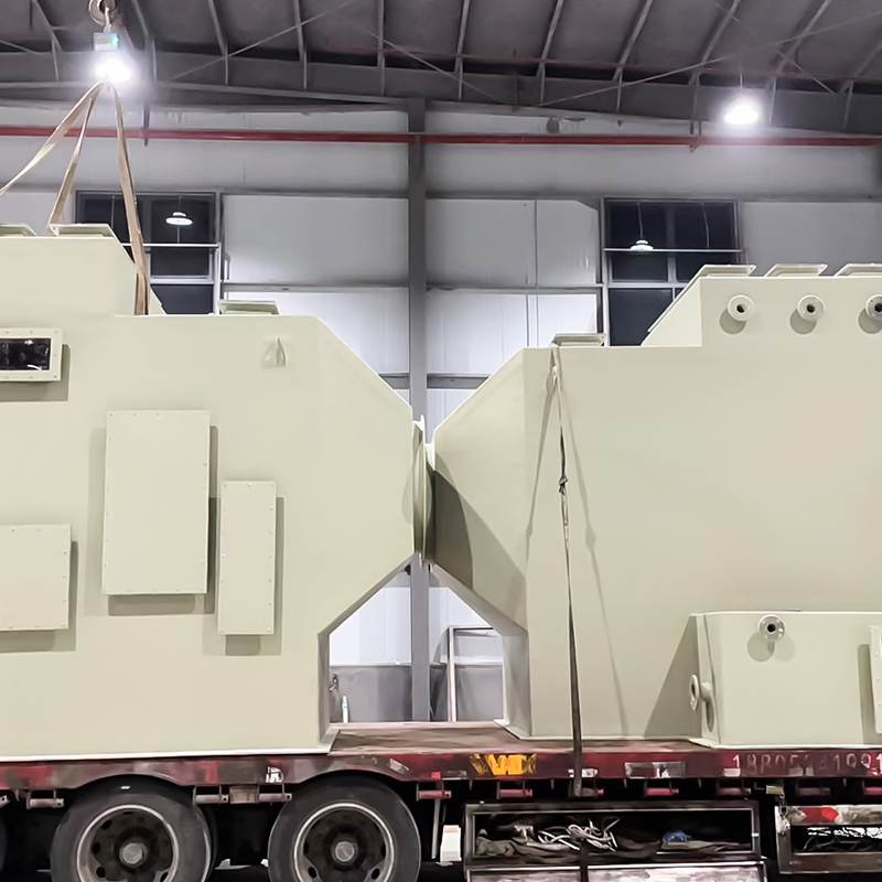 Torre de purificação horizontal FRP