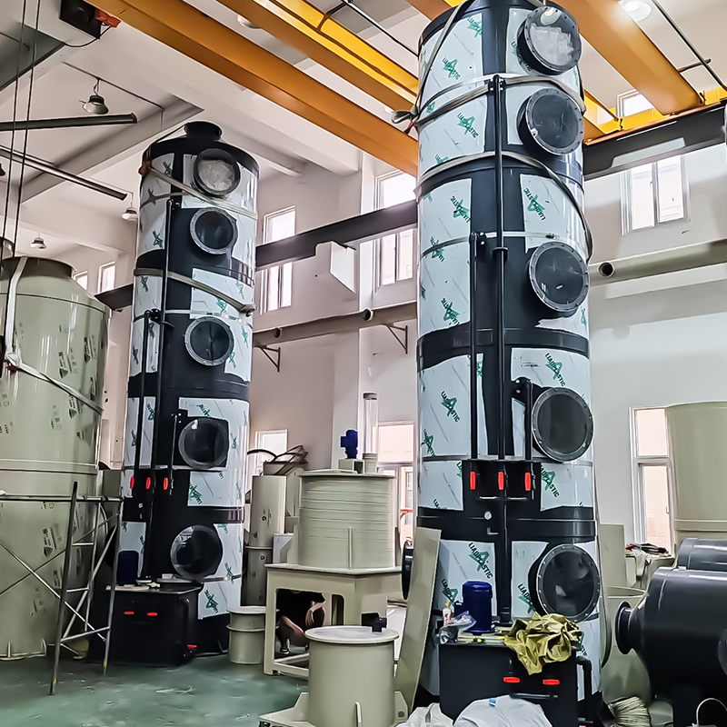 Torre de pulverização de PVC