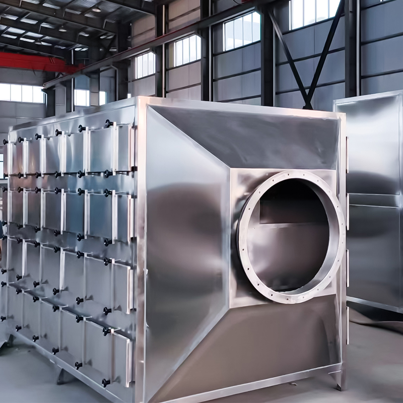 Estrutura de gaveta da caixa de adsorção de carvão ativado em aço inoxidável 304