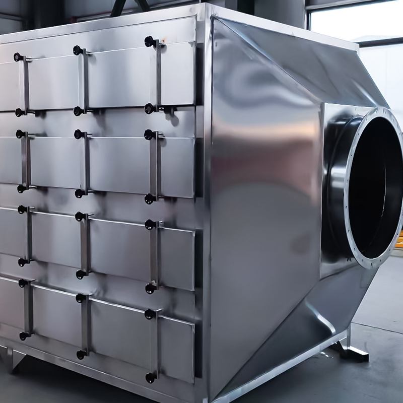 Estrutura de gaveta da caixa de adsorção de carvão ativado em aço inoxidável 304