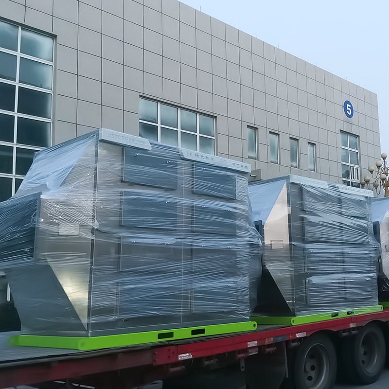 Estrutura de gaveta da caixa de adsorção de carvão ativado em aço inoxidável 304