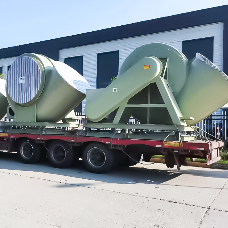 Ventiladores anticorrosivos FRP de média e baixa pressão