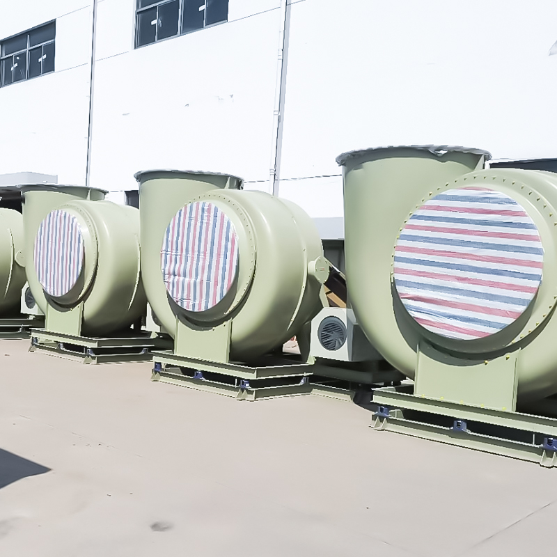 Ventiladores anticorrosivos FRP de média e baixa pressão