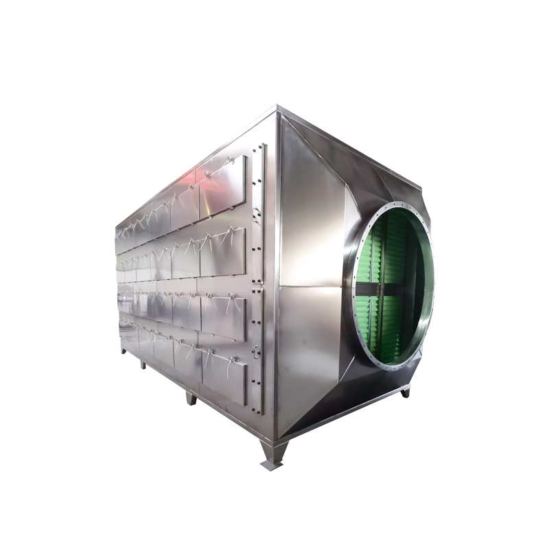 Estrutura de gaveta da caixa de adsorção de carvão ativado em aço inoxidável 304