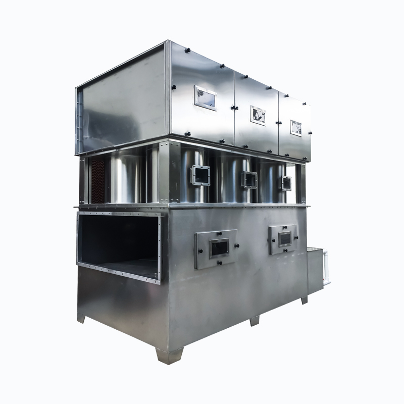 Torre de pulverização de ciclone híbrido